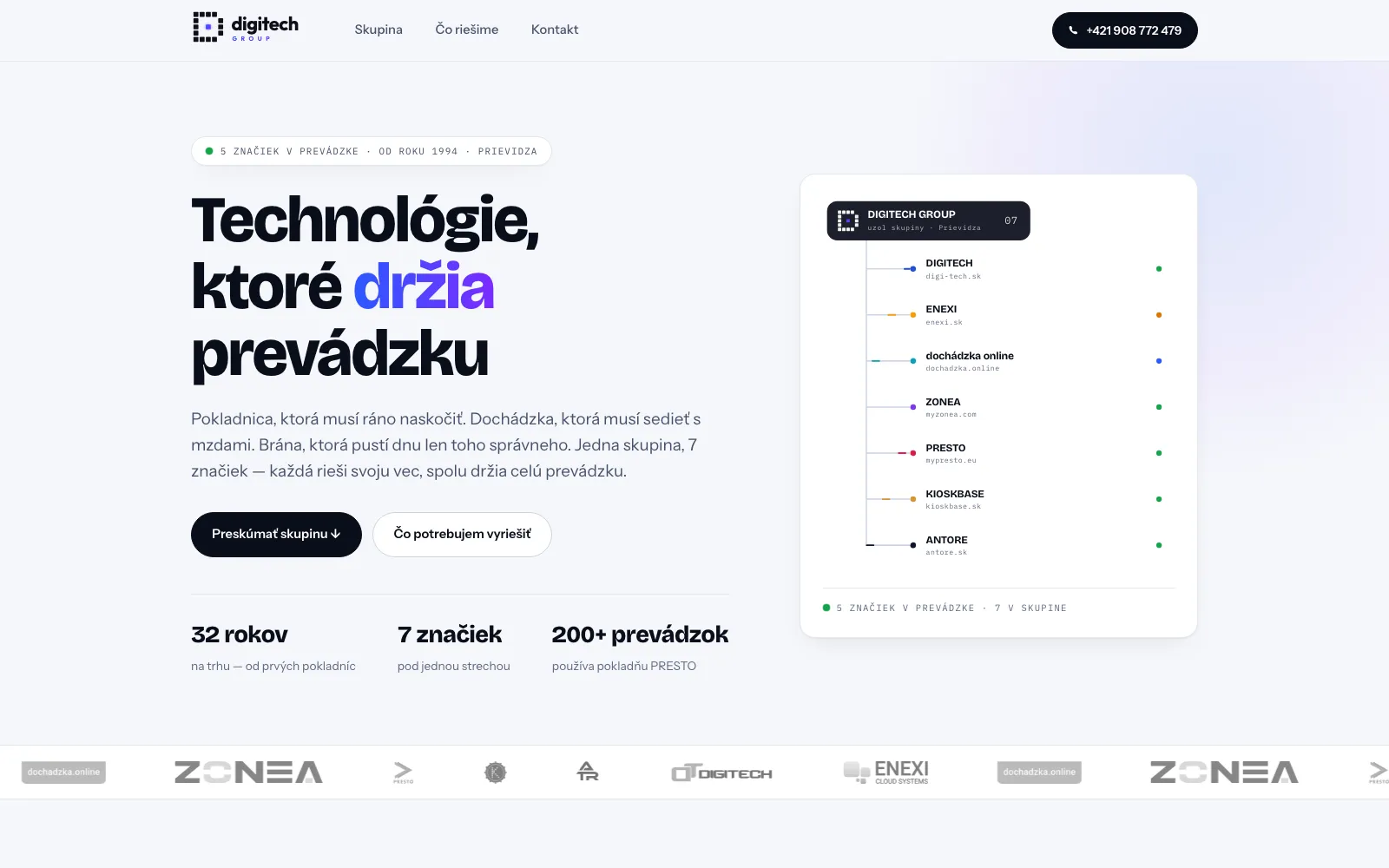 Firemný systém na Module — DIGITECH GROUP