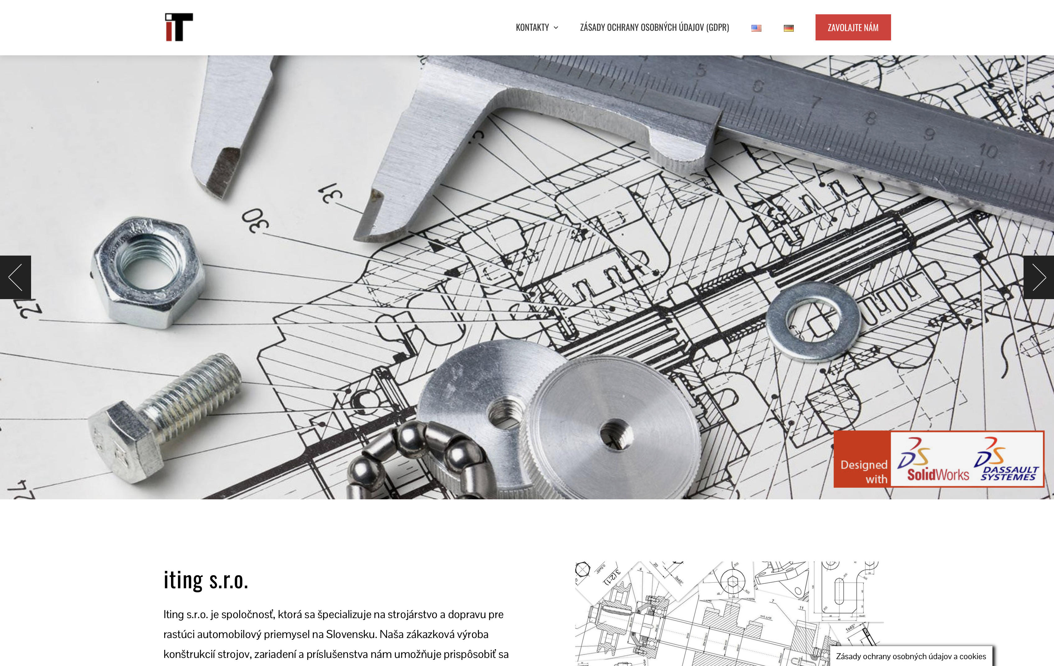 Firemný web & logo — ITING